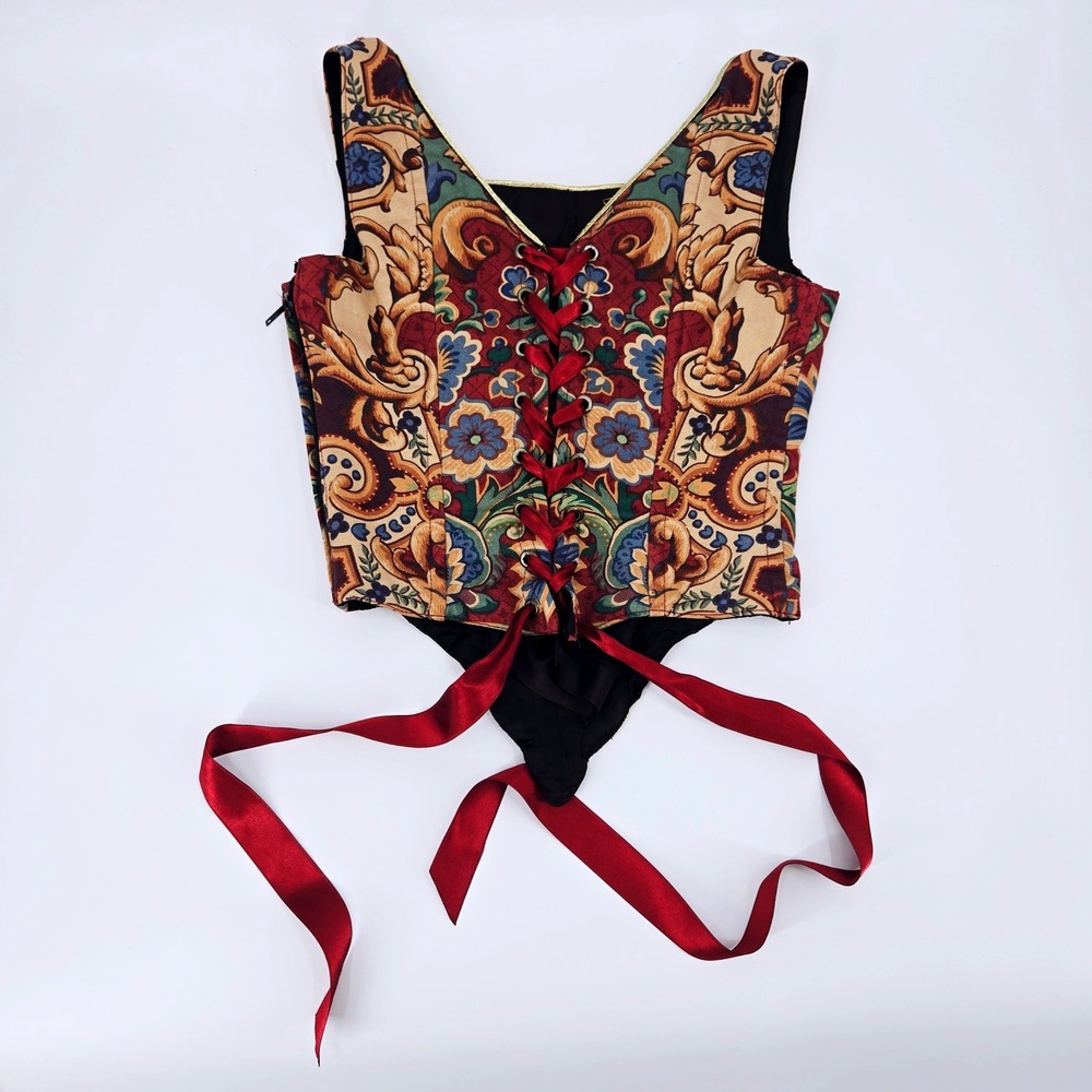 Blanca Estela Sanchez Tapestry Corset One‎ of a Kind Renaissance XS